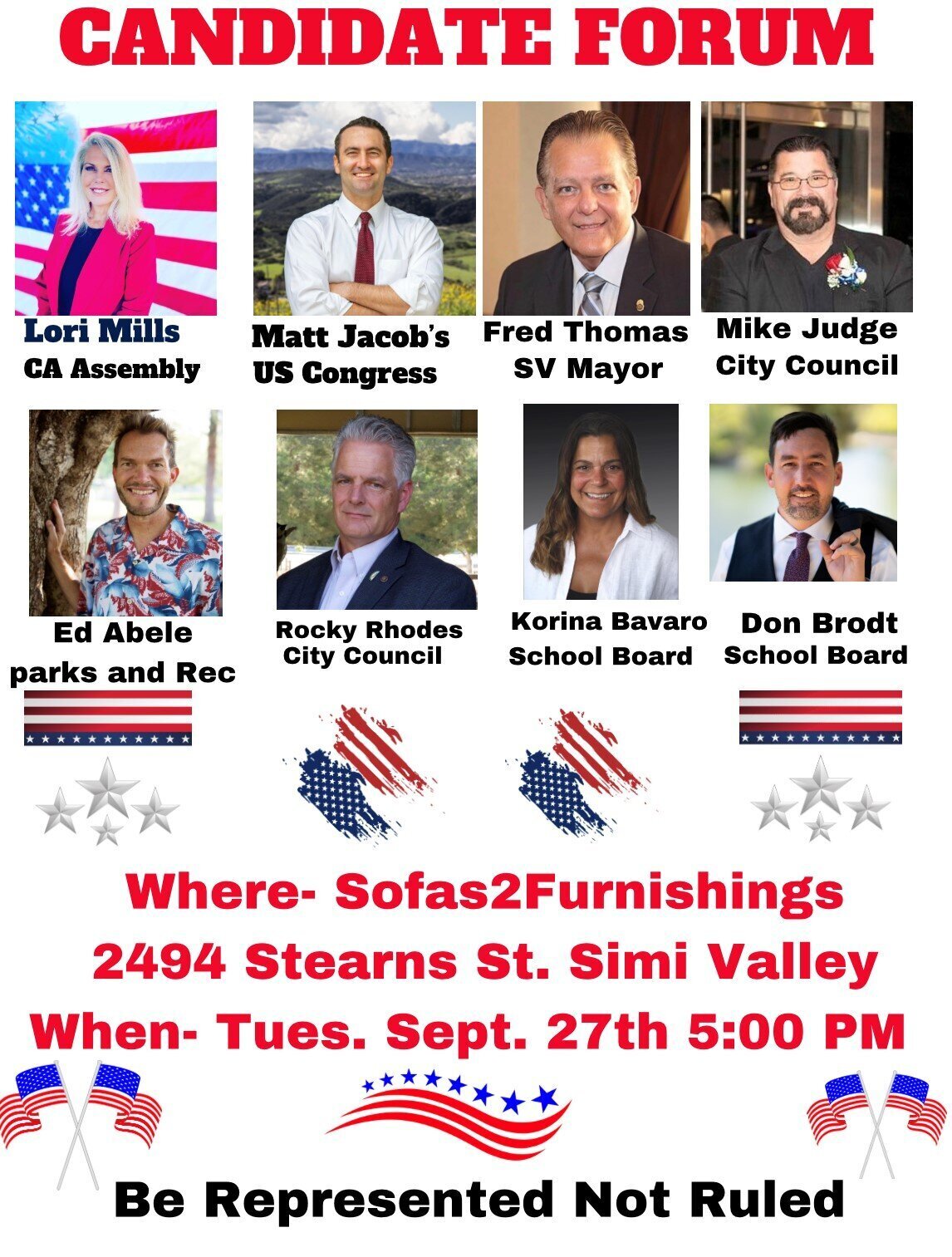 CANDIDATE FORUM – Make California Gold Again